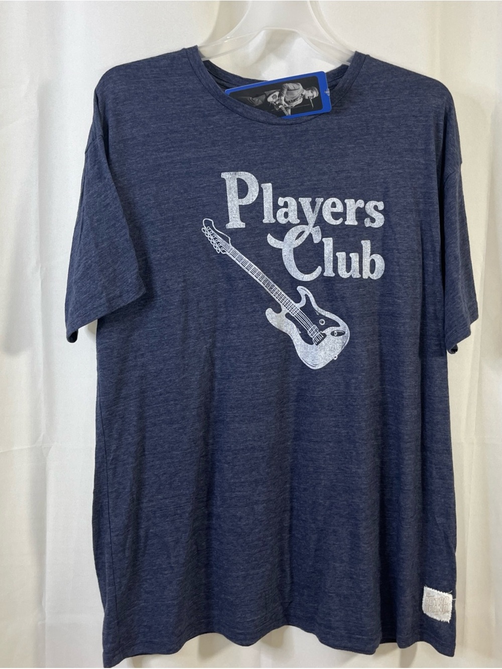 NWT Retro Brand Rock&Roll Hall of Fame Players Club Graphic Blue T-Shirt XXL